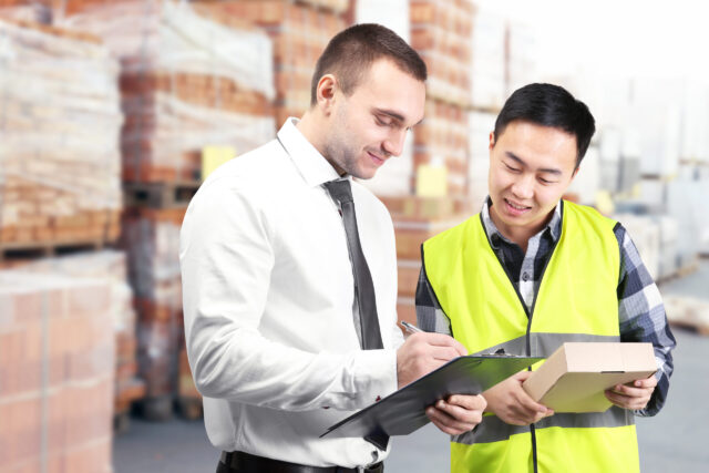 Bricks for wholesale distribution outdoors